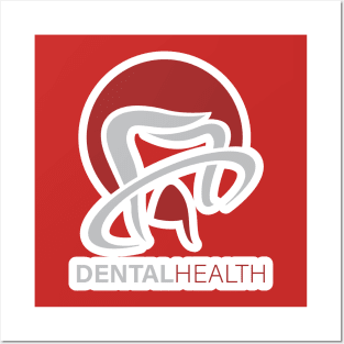 Dentist and dentistry clinic vector logo design. Posters and Art